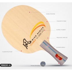 DHS Wind series SR-A All Round Table Tennis Blade FL (Long Handle)