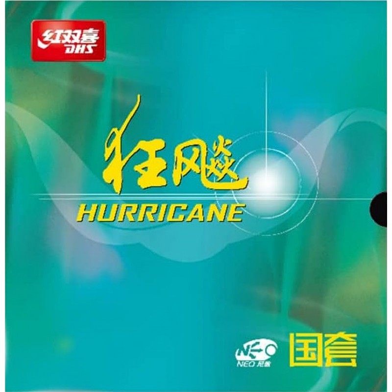 DHS Hurricane NEO 3 National Orange Sponge Table Tennis Rubber