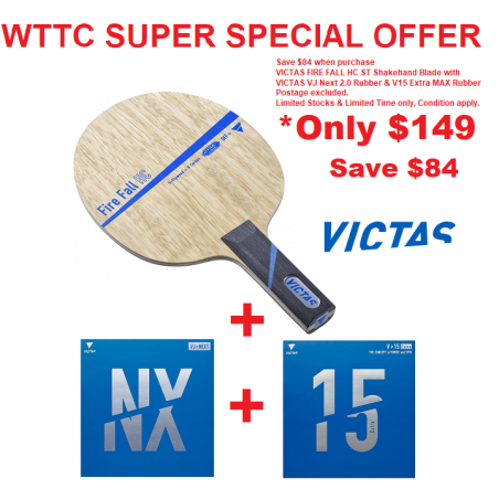 VICTAS FIRE FALL HC WTTC SUPER SPECIAL OFFER