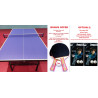 WTTC T-018 Anti-Scratches Foldable Table Tennis Table With Wheels Delivery Options