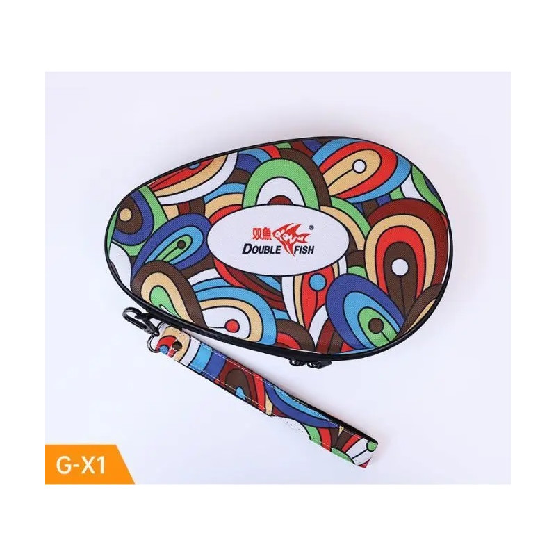 Double Fish Table Tennis Racket Case G-X1 Multi Colour cover
