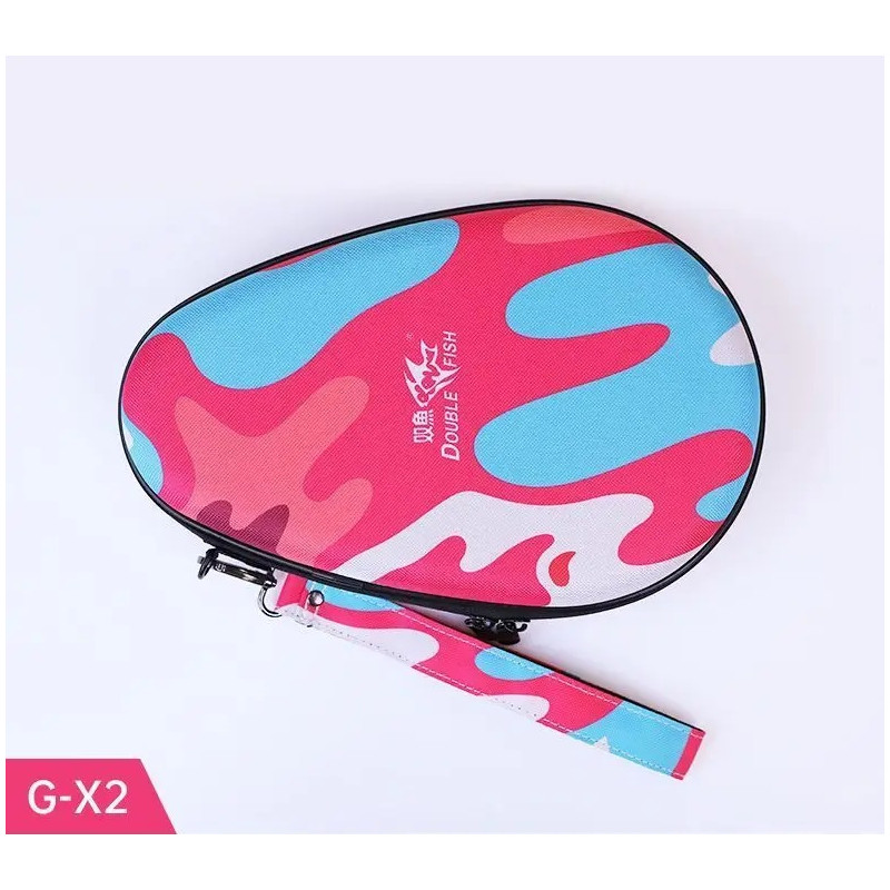 Double Fish Table Tennis Racket Case G-X2 Multi Colour cover