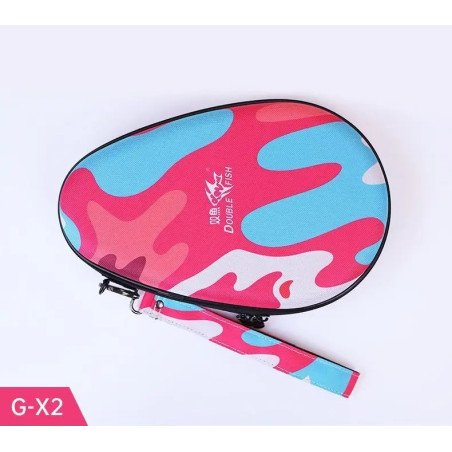 Double Fish Table Tennis Racket Case G-X2 Multi Colour cover