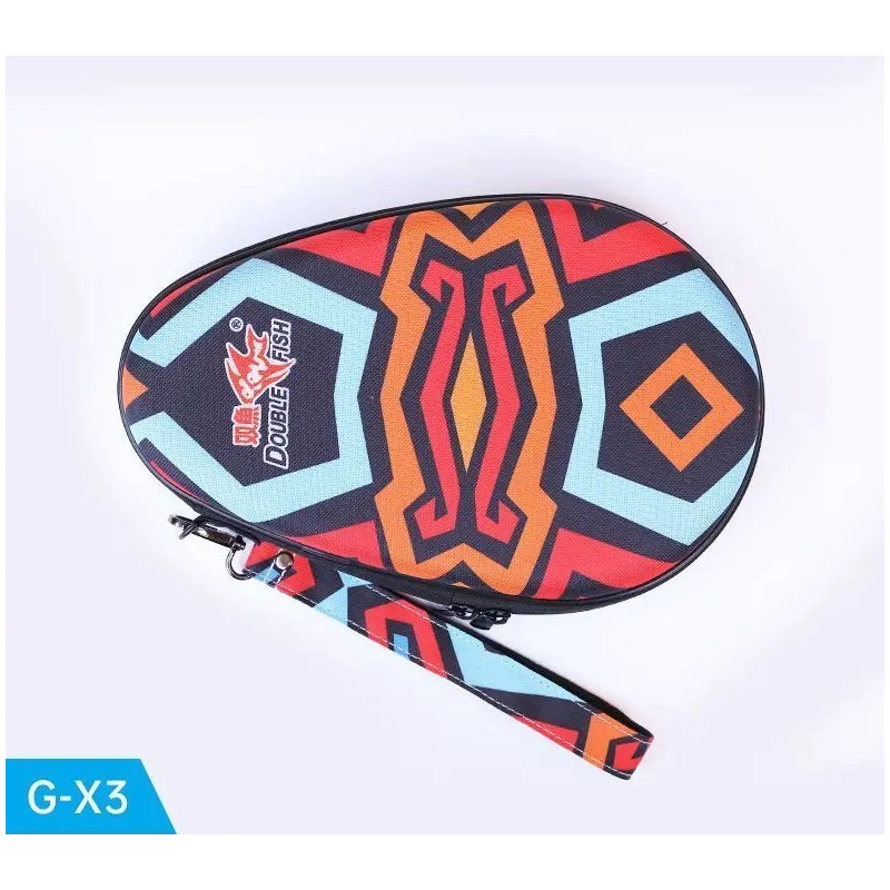 Double Fish Table Tennis Racket Case G-X3 Multi Colour cover