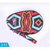 Double Fish Table Tennis Racket Case G-X3 Multi Colour cover