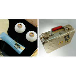 DHS Ma Long W968 Classic Table Tennis Blade + Rubber Gift Box Special edition