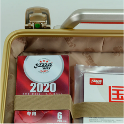 DHS Ma Long W968 Classic Table Tennis Blade + Rubber Gift Box Special edition