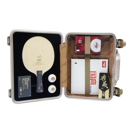 DHS Wang Nan Classic Table Tennis Blade + Rubber Gift Box Special edition