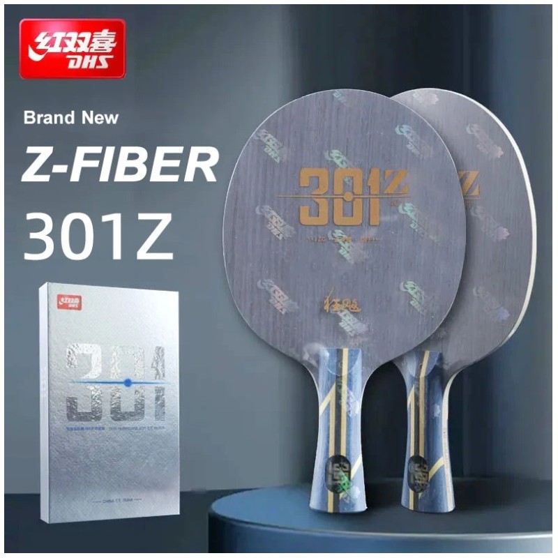 DHS Hurricane H301Z Carbon Shakehand Blade  (Long Handle)