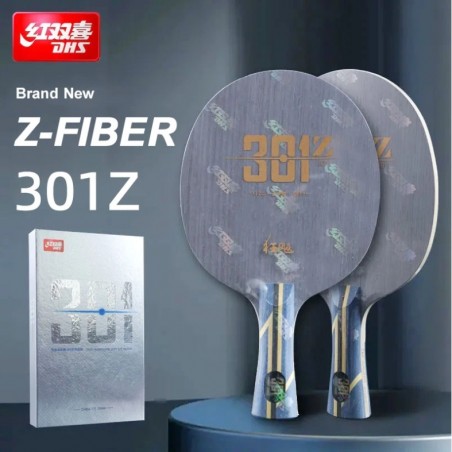 DHS Hurricane H301Z Carbon Shakehand Blade  (Long Handle)