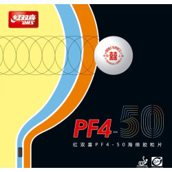 DHS PF4-50 Table Tennis Rubber MID MAX RED/BLACK