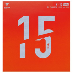 VICTAS V15 Sticky 2.0 (Made in Germany) + XUSHAOFA 3 Stars Ball(6)