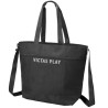 VICTAS Mesh pocket double strap tote bag Black 682501