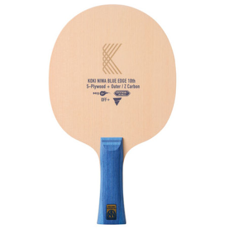 VICTAS KOKI NIWA ZC Blue Edge 10th Limited Edition Shakehand Blade (long Handle) 310714