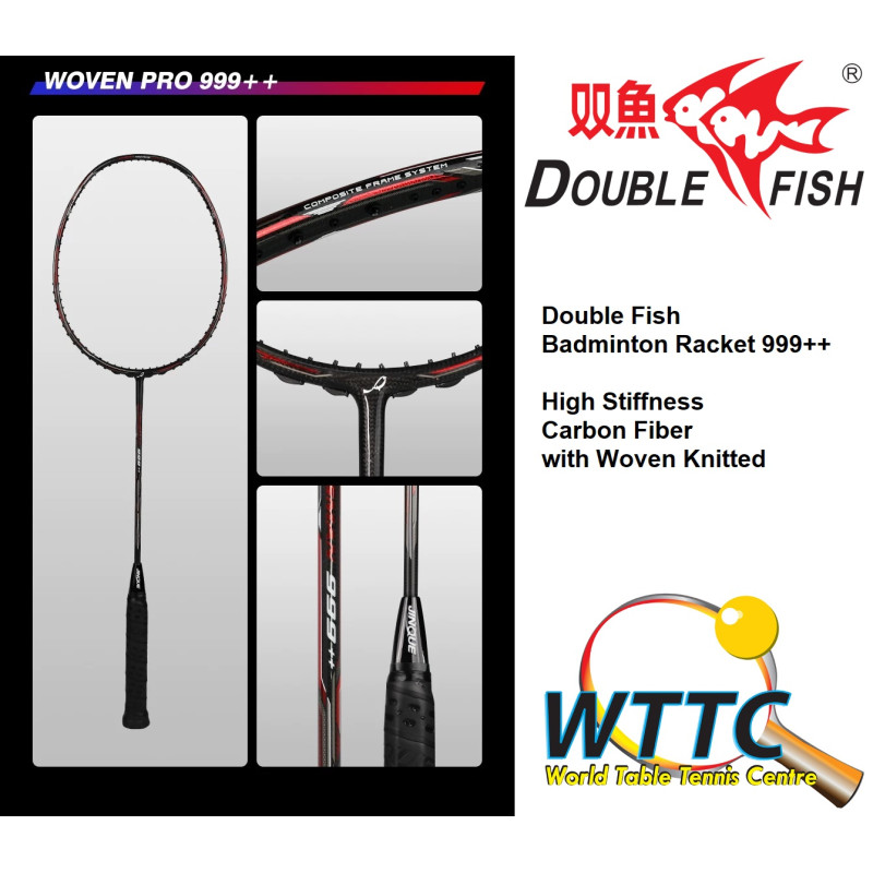 Double Fish JINQUE Woven Pro Marksman 999++ Badminton Racquet