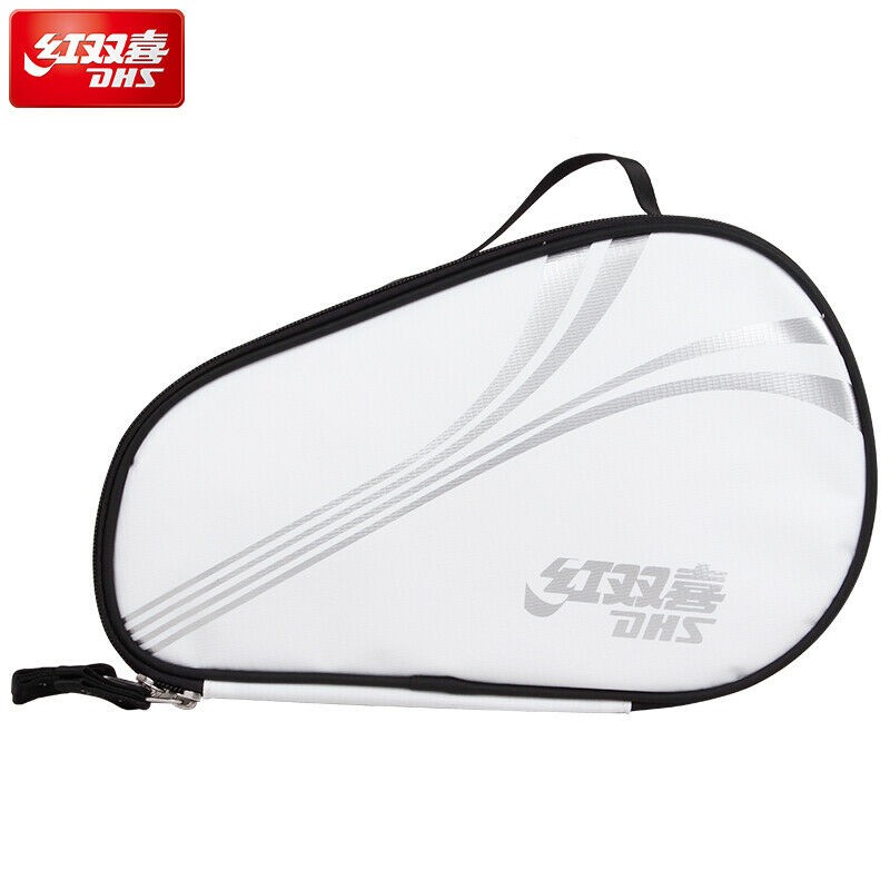 Double Happiness DHS RC521 Table Tennis Racket Bag - White
