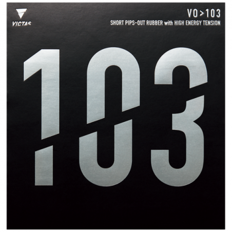 VICTAS VO 103 SHORT PIPS-OUT RUBBER WITH HIGH TENSTION
