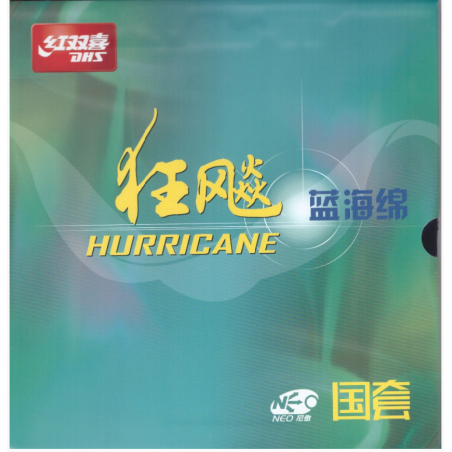 DHS Hurricane NEO 3 National Edition Blue Sponge Table Tennis Rubber