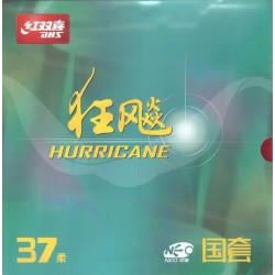 DHS NEO Hurricane 3 National Edition H37 2.1mm RED Orange Sponge Table Tennis Rubber